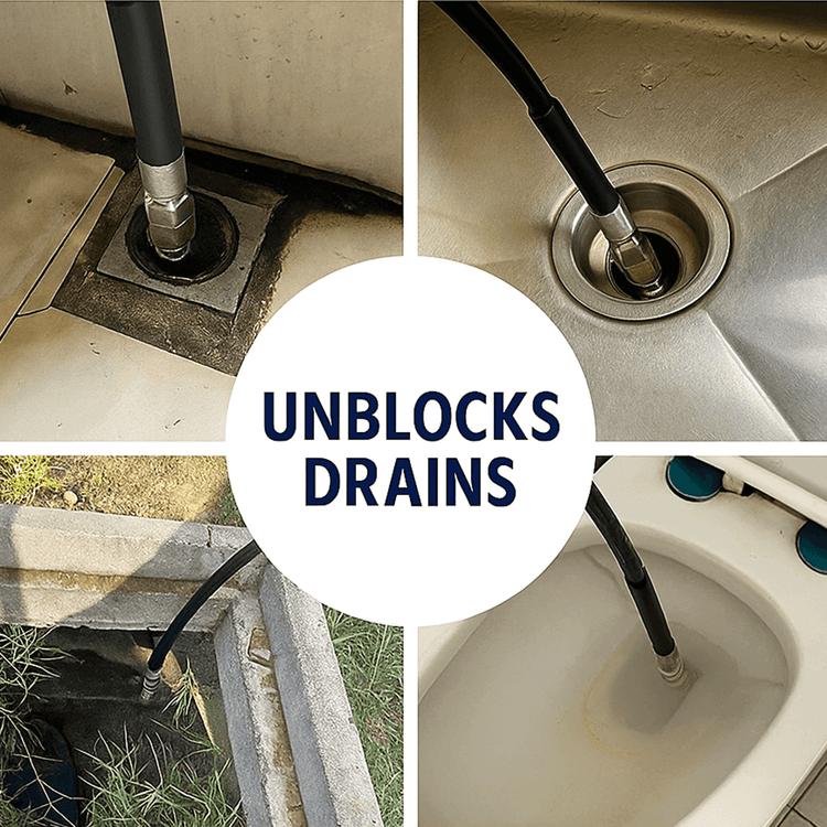 Tornado Pipe effectively unblocks drains in various settings, showcasing versatility in drain cleaning.